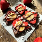 4-ingredient Strawberry Banana Bark