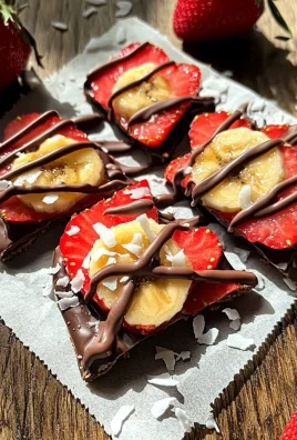 4-ingredient Strawberry Banana Bark