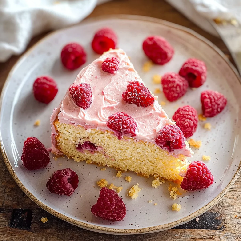 Almond Raspberry Cake