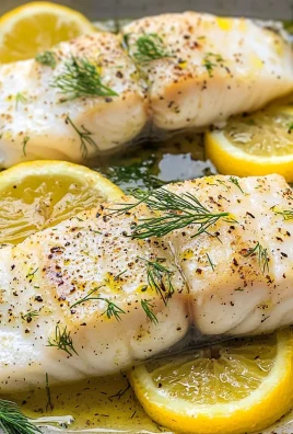 Baked Cod with Lemon-Dill Sauce