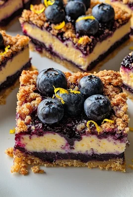 Blueberry Lemon Pie Bars