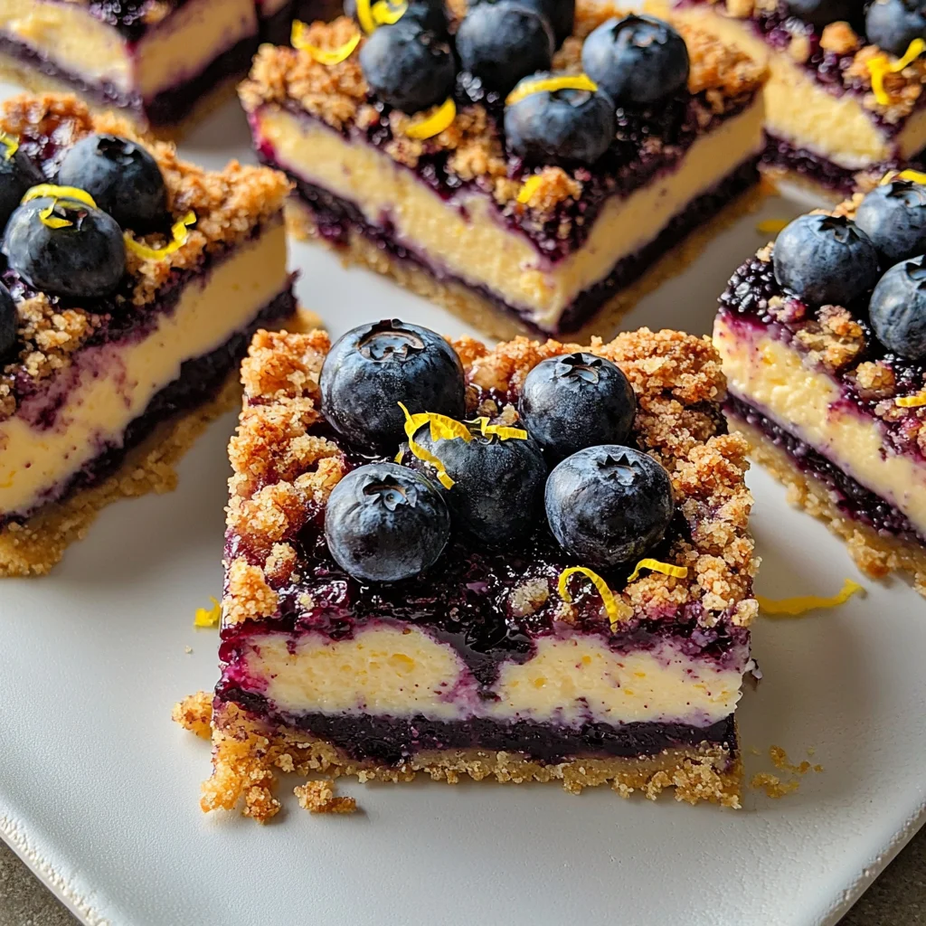 Blueberry Lemon Pie Bars