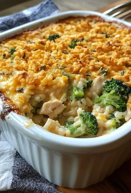 Cheesy Chicken Broccoli & Rice Dinner Casserole