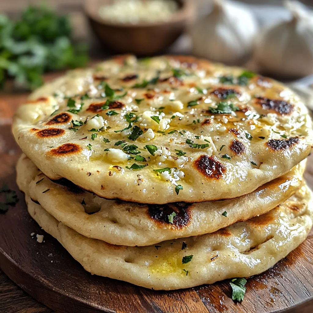 Cottage Cheese Garlic Naan (High Protein, No Yeast!) image 4