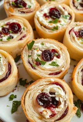 Cranberry Feta Pinwheels with Cream Cheese