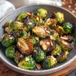 Crispy Air Fryer Brussels Sprouts (Keto, Low Carb)