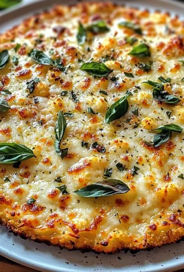 Crispy Cauliflower Pizza Crust (Easy and Low-Carb)