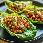 Crispy Chickpea Lettuce Wraps