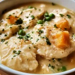 Crockpot Chicken and Dumplings Recipe with Easy Biscuits