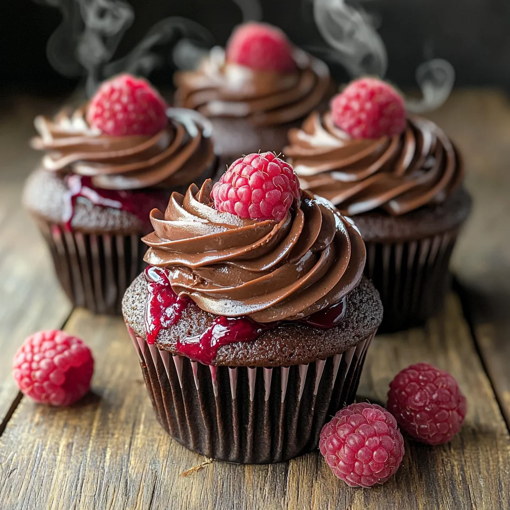 Decadent Raspberry Chocolate Lava Cupcakes You'll Adore