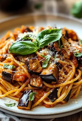 Delicious Roasted Eggplant Pasta Recipe: Pasta alla Norma