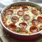 EASY KETO PIZZA CASSEROLE