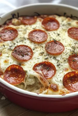 EASY KETO PIZZA CASSEROLE