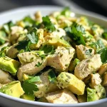 Easy Avocado Chicken Salad