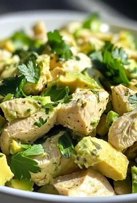 Easy Avocado Chicken Salad