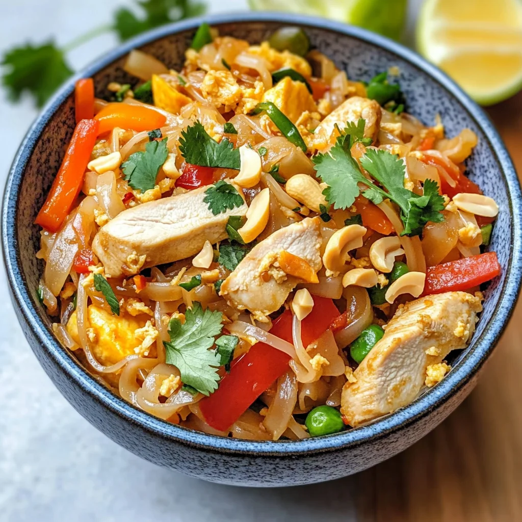 Easy Chicken Pad Thai Recipe