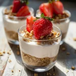 Easy High Protein No-Bake Cheesecake Cups