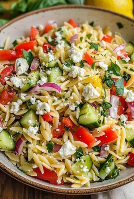 Easy Lemon Orzo Salad with Feta