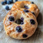 High Protein Blueberry Bagels