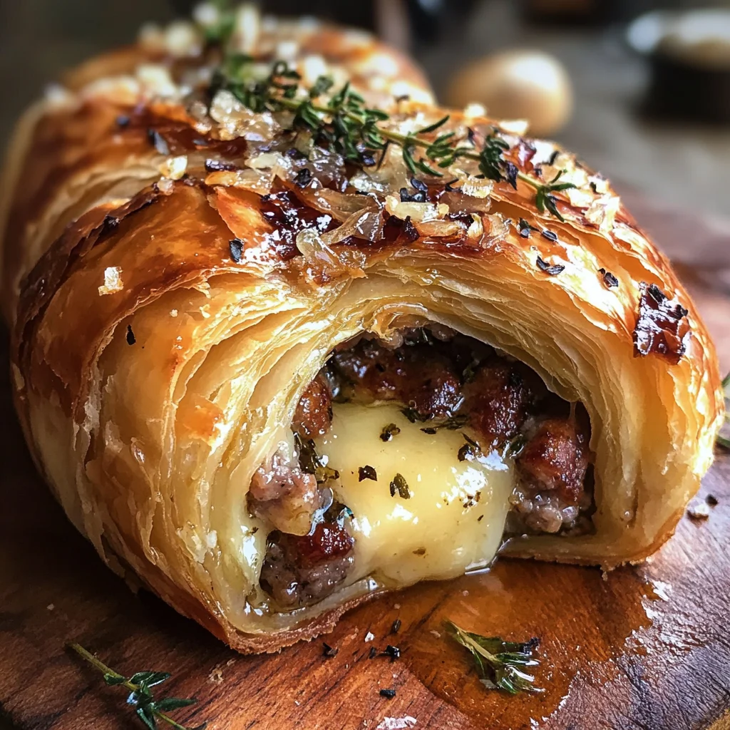 Irresistible Sausage Baked Brie Appetizer Perfect for Gatherings