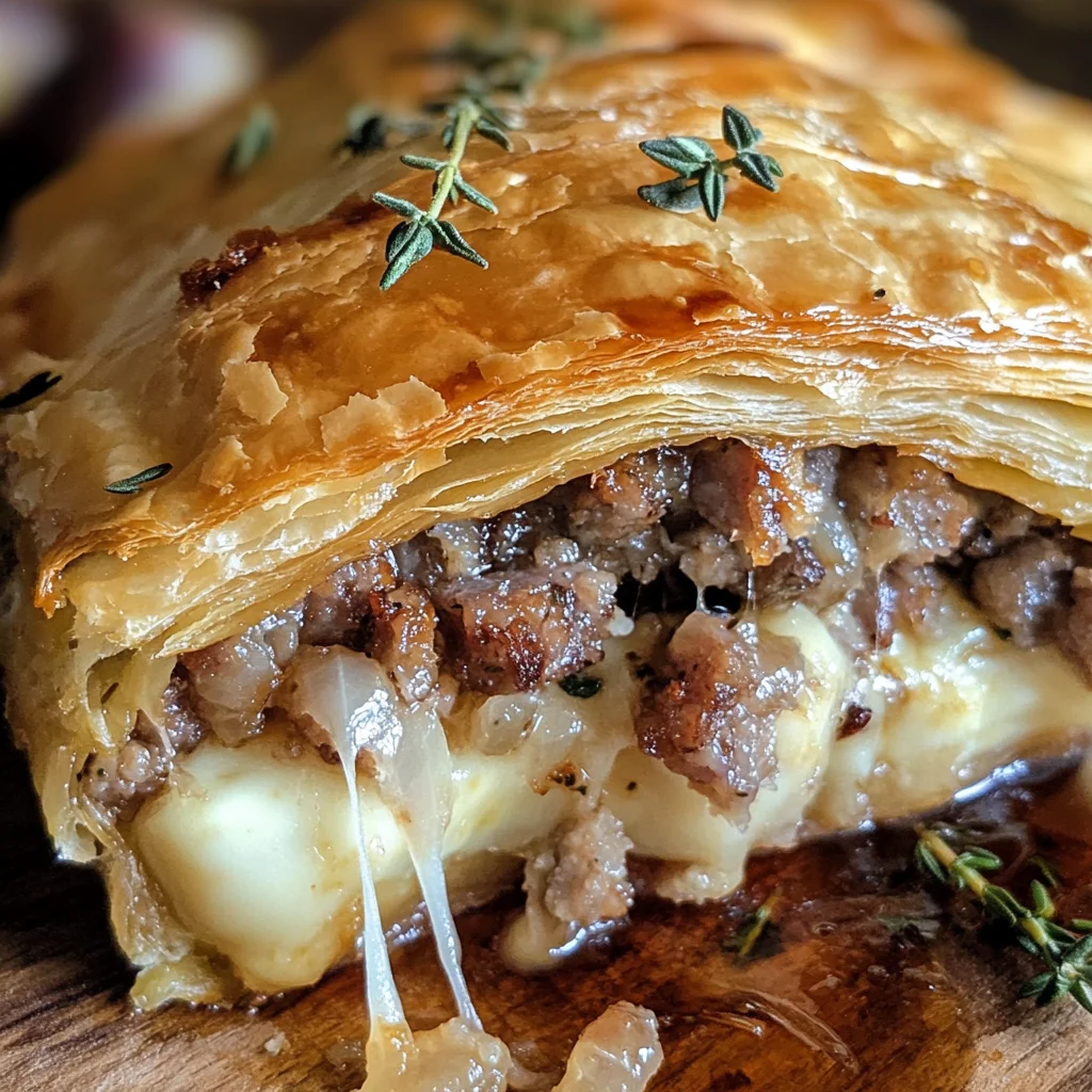 Irresistible Sausage Baked Brie Appetizer Perfect 