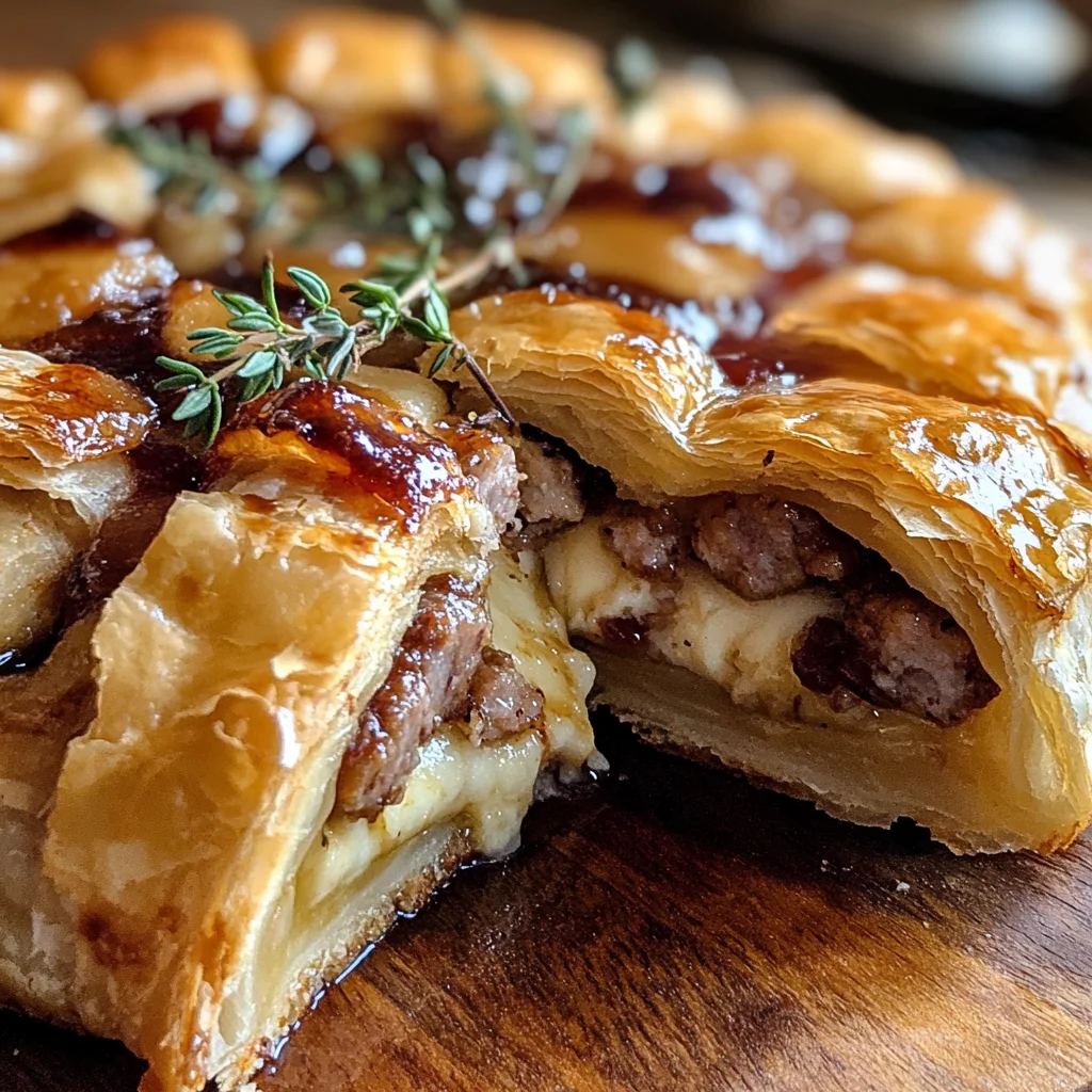 Irresistible Sausage Baked Brie Appetizer Perfect 