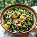 Kale Quinoa Salad - With Lemon Dressing