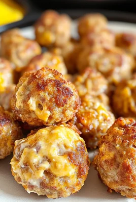 Keto Cream Cheese Sausage Balls Recipe