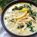 Keto Creamy Chicken Lemon Soup Recipe
