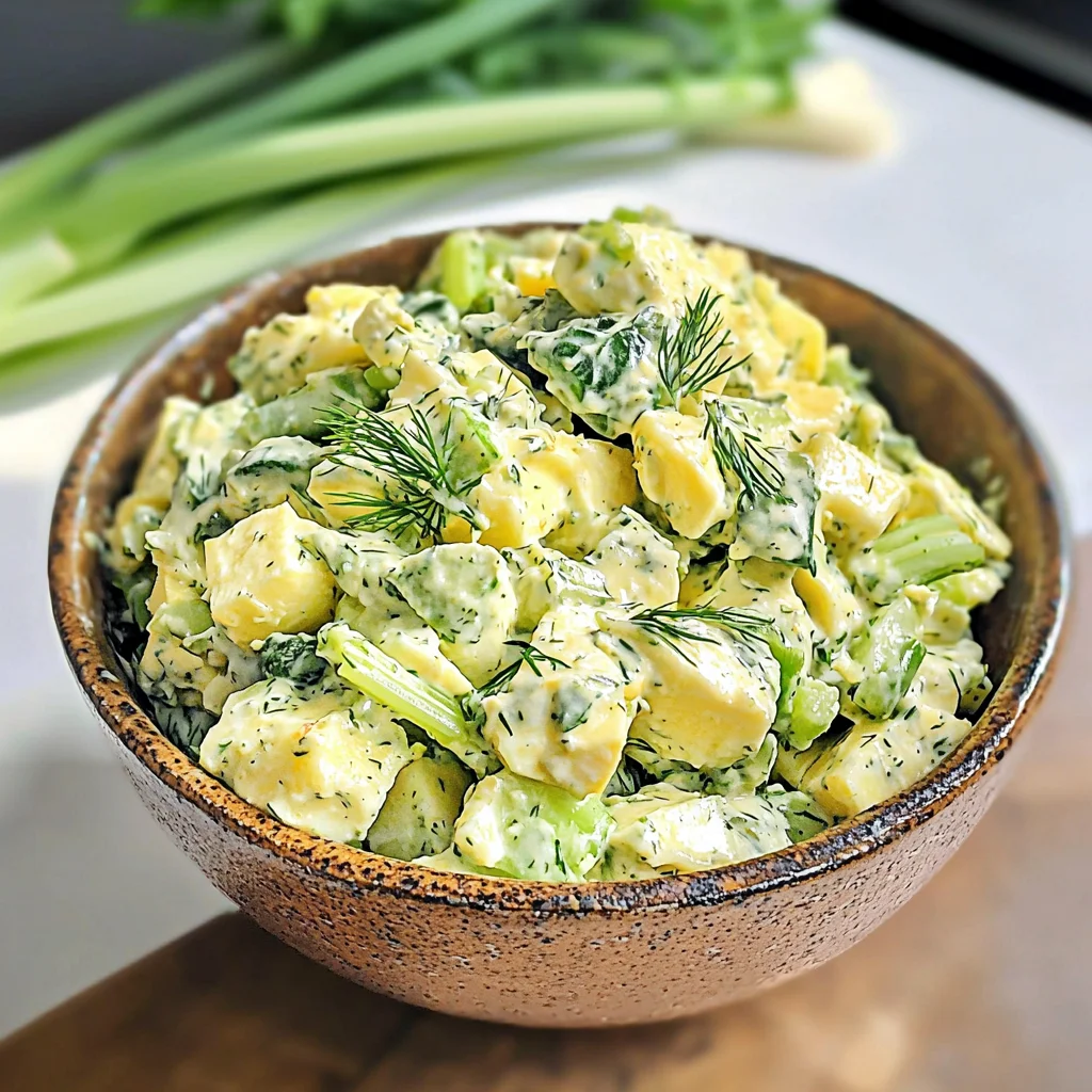 Keto Green Goddess Egg Salad