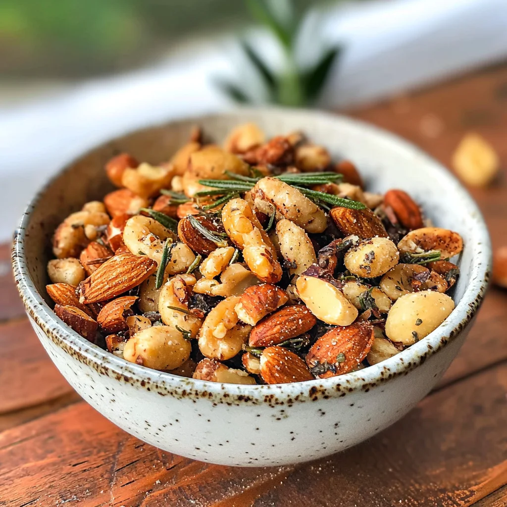 Keto Herb Roasted Nuts