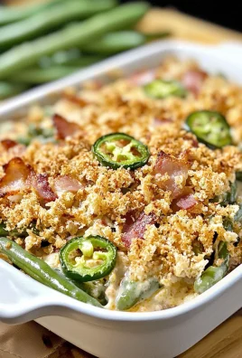 Keto Jalapeno Popper Green Bean Casserole