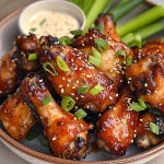 Keto Korean BBQ Chicken Wings