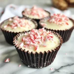 Keto Peppermint Cheesecake Chocolate Cups