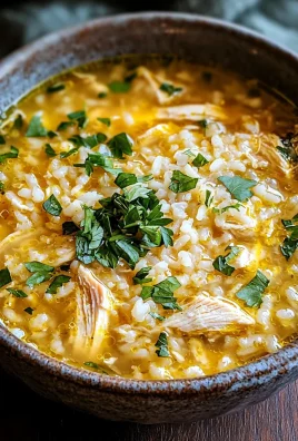 Lemon Ginger Turmeric Chicken and Rice Soup