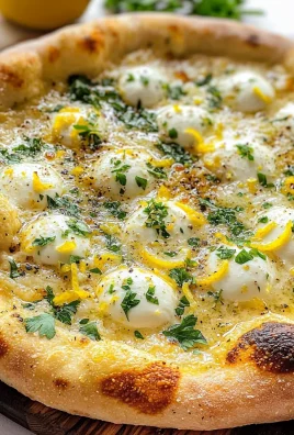 Lemon Pizza with Fresh Herbs