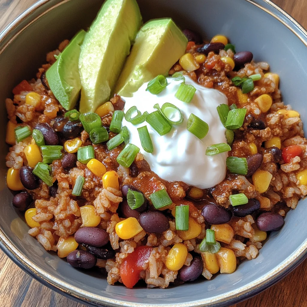 Low-Fat Beef Enchilada Bowls