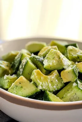 Low Carb Avocado Cucumber Salad