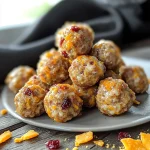 Low Carb Cranberry Sausage Balls