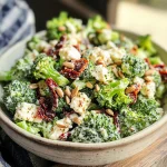 Low Carb Greek Broccoli Salad