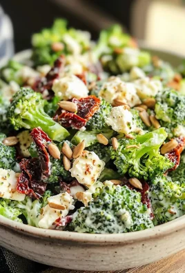 Low Carb Greek Broccoli Salad