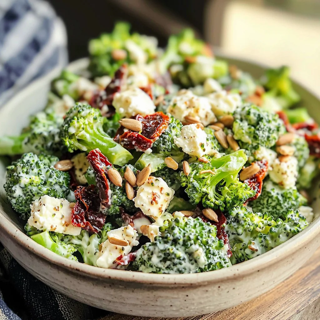 Low Carb Greek Broccoli Salad