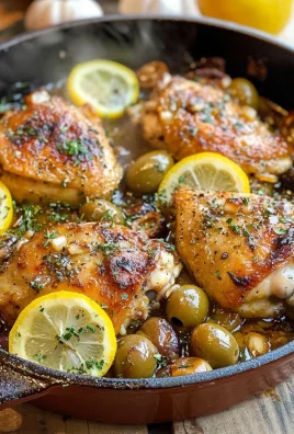 Mediterranean Chicken with Lemons and Olives
