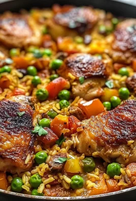 One Pan Spanish Chicken and Rice