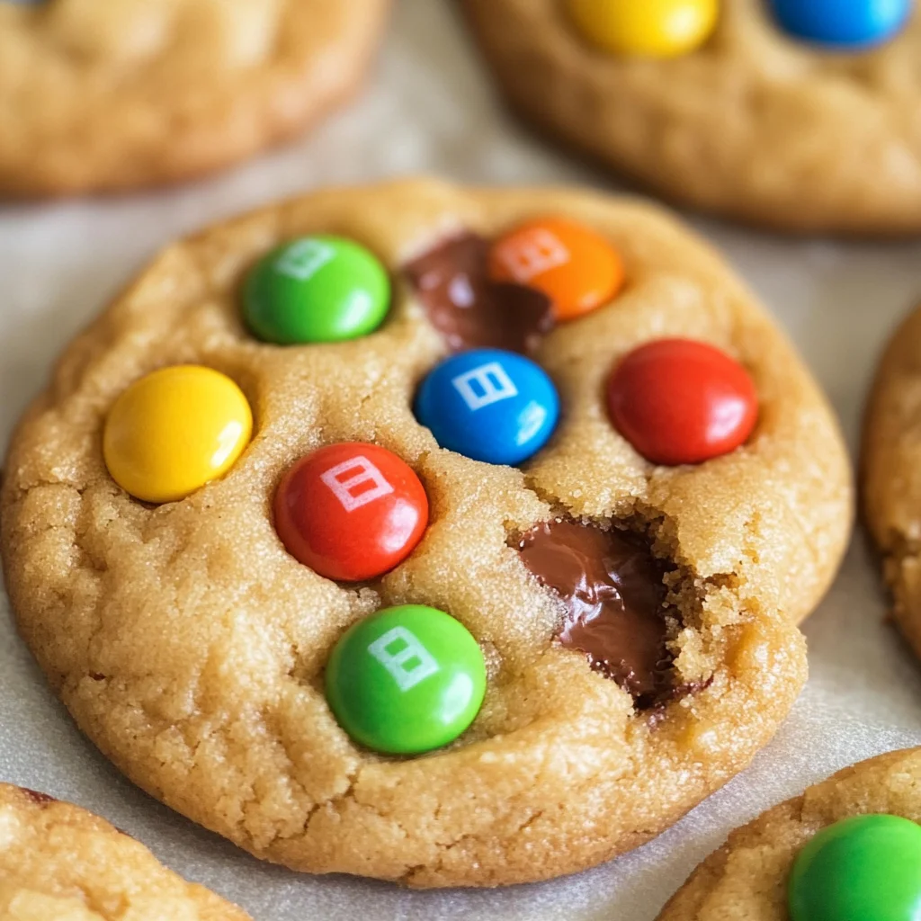 Peanut Butter M&M Cookies