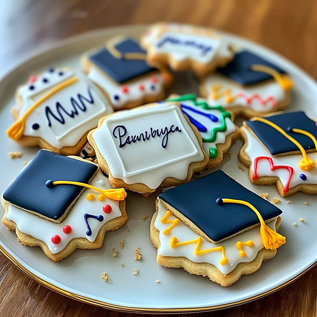 Personalized Graduation Cookies