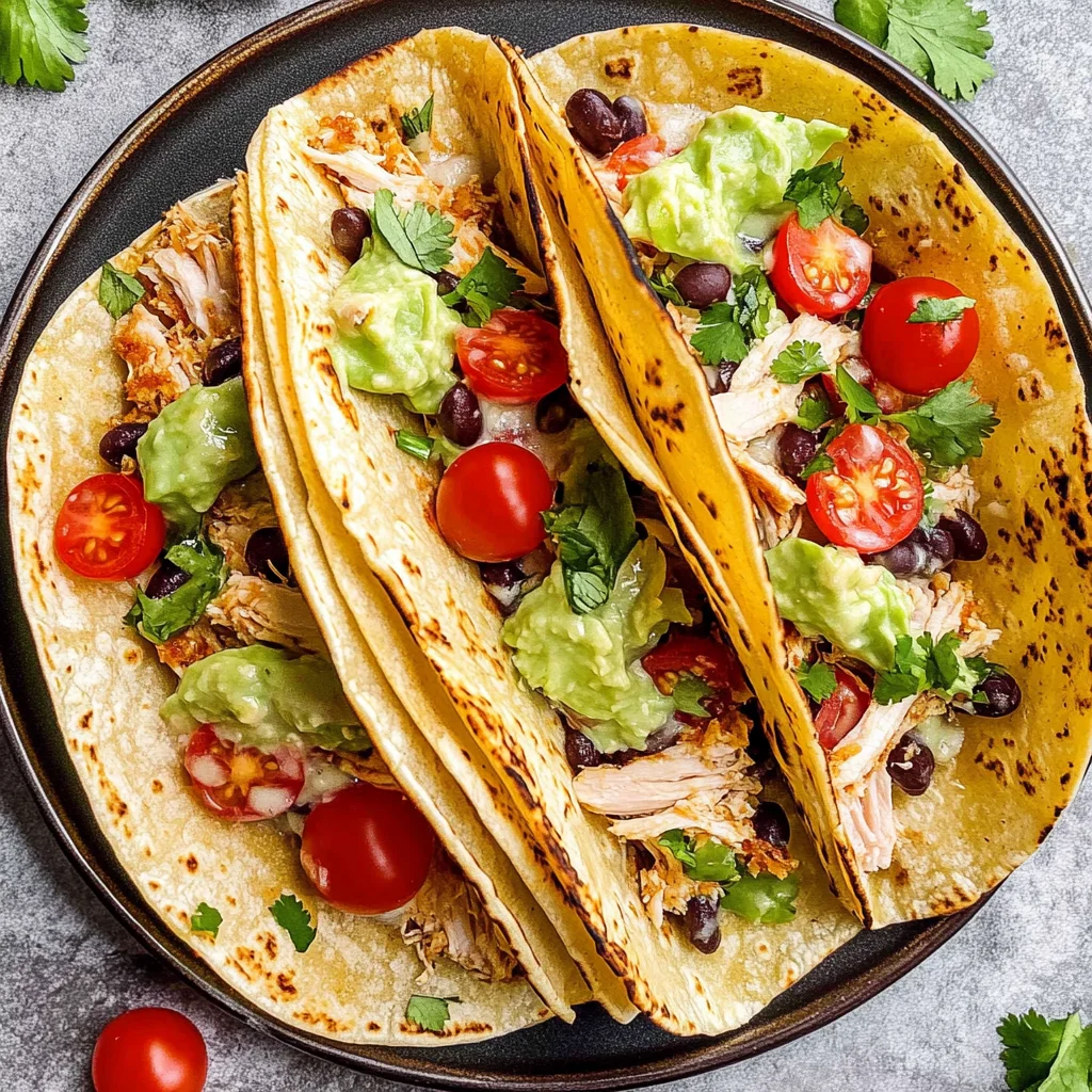 Shredded Chicken Tacos (Quick & Flavorful)