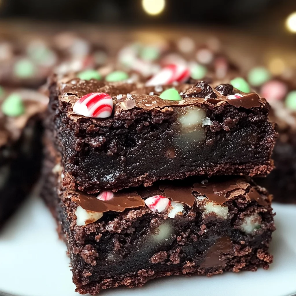Ultimate Fudgy Peppermint Brownies Recipe for Choc