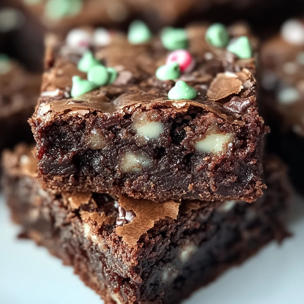 Ultimate Fudgy Peppermint Brownies Recipe for Choc