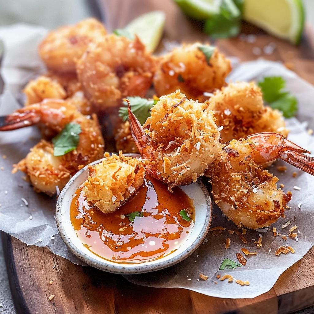 Baked Coconut Shrimp with Sweet Chili Mayo